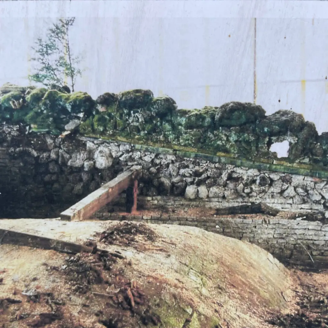 Bestandsaufnahme des Daches der Muschelgrotte Potsdam (um 1995)